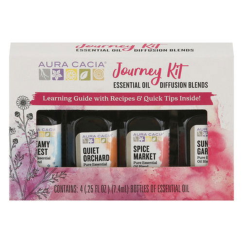 Aura Cacia Essential Oil, Journey Kit