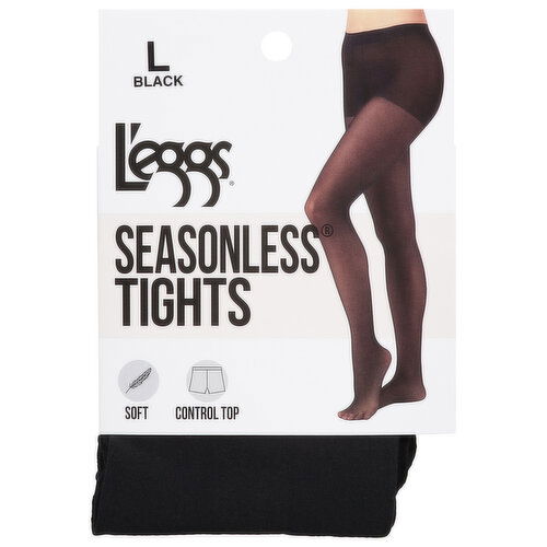 L'eggs Tights, Seasonless, Black, L