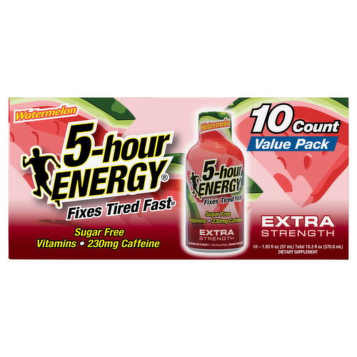 5-Hour Energy Extra Strength Watermelon Energy Shot Value Pack