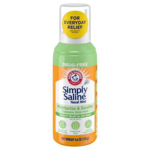 Simply Saline Nasal Mist, Drug-Free