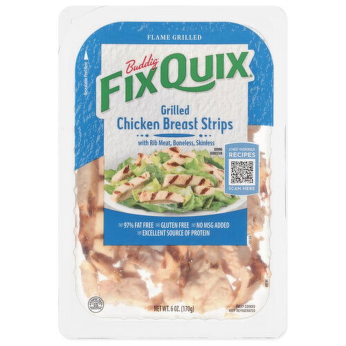 Buddig Fix Quix Grilled Chicken Breast Strips