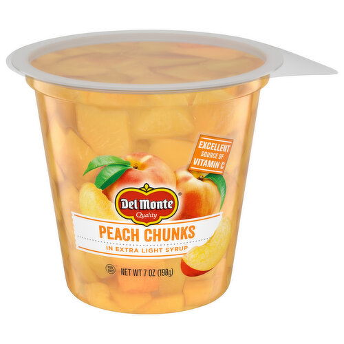 Del Monte Peach Chunks, in Extra Light Syrup