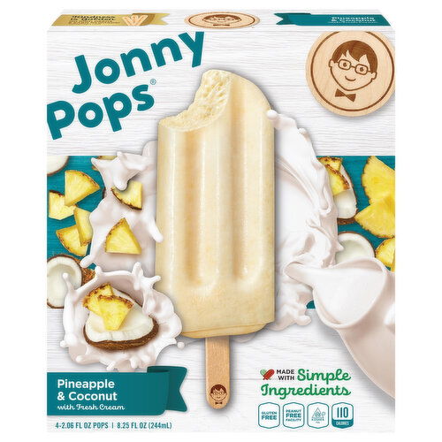 JonnyPops Pops, Pineapple & Coconut