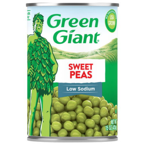 Green Giant Sweet Peas, Low Sodium