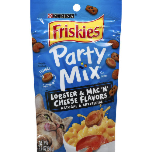 Friskies Cat Treats, Lobster & Mac 'N' Cheese Flavors