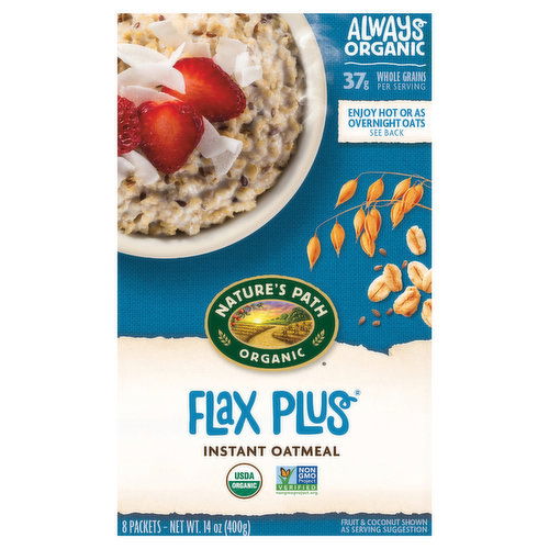 Nature's Path Organic Flax Plus Instant Oatmeal