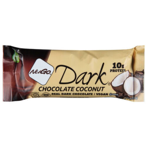 NuGo Dark Protein Bar, Chocolate Coconut