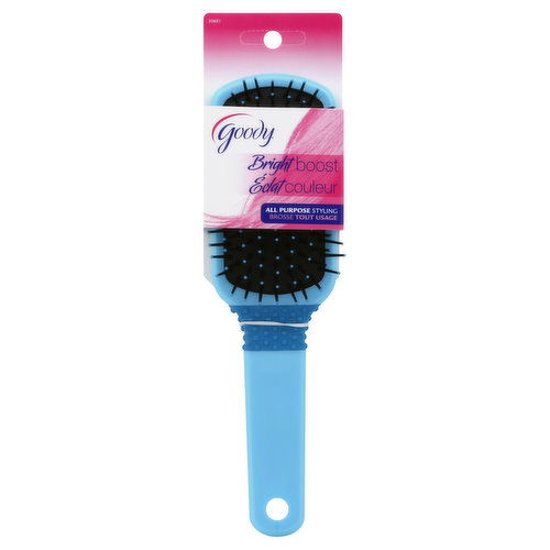 Goody Bright Boost Hair Brush, All Purpose Styling