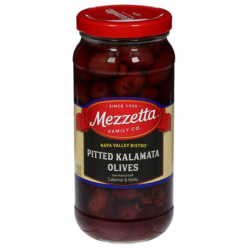 Mezzetta Olives, Pitted Kalamata