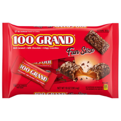 100 Grand Milk Chocolate, Fun Size