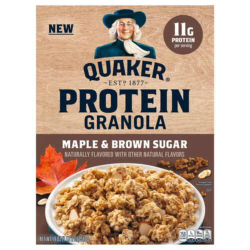 Quaker Granola, Maple & Brown Sugar, Protein