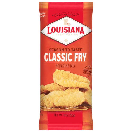 Louisiana Fish Fry Products Classic Fry Breading Mix
