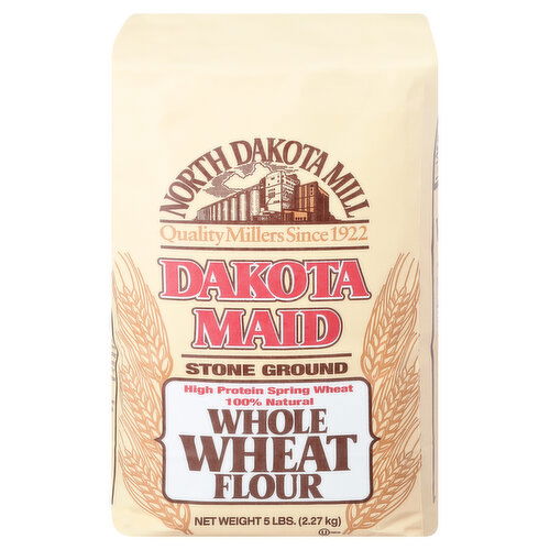 North Dakota Mill Flour, Whole Wheat, Stone Ground