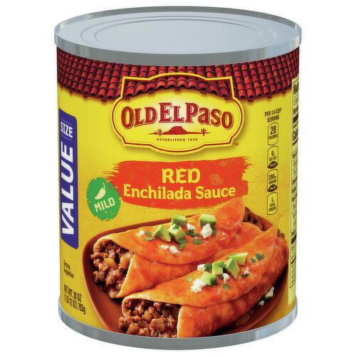 Old El Paso Enchilada Sauce, Red, Mild, Value Size