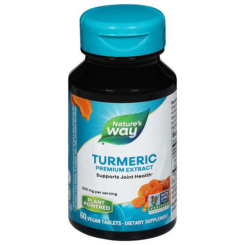 Nature's Way Turmeric, 500 mg, Vegan Tablets