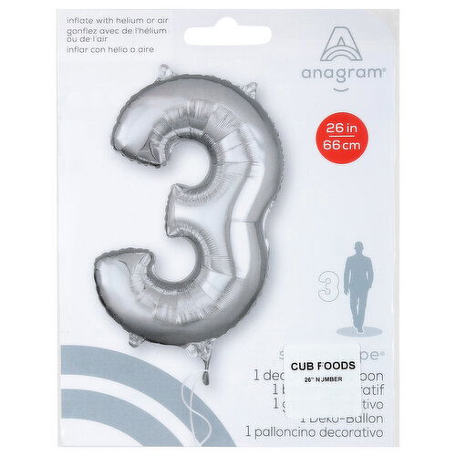 Anagram Supershape Decorative Balloon