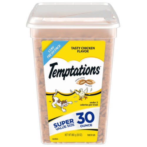 Temptations Treats for Cats, Tasty Chicken Flavor, Super Value Size