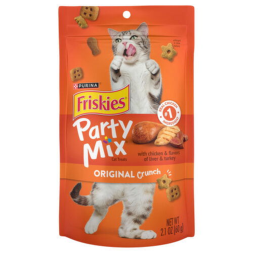 Friskies Party Mix Original Crunch Cat Treats
