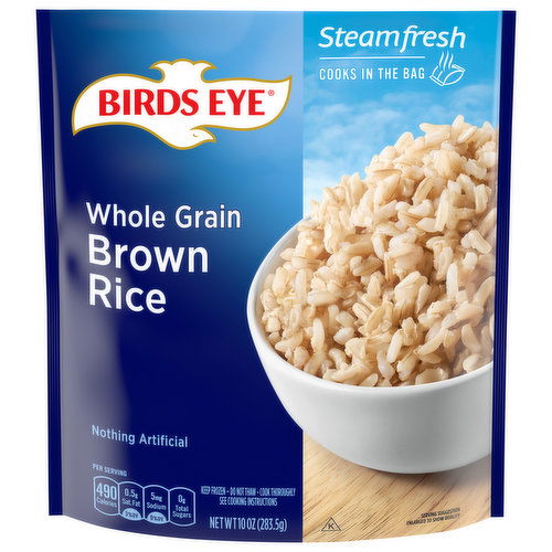 Birds Eye Steamfresh Whole Grain Brown Rice Frozen Side