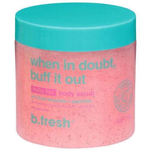 B. Fresh When in Doubt, Buff It Out Fruity Fizz Body Scrub