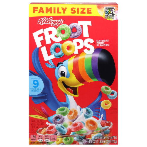 Froot Loops Cereal Family Size