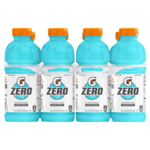 Gatorade Zero Thirst Quencher, Zero Sugar, Glacier Freeze