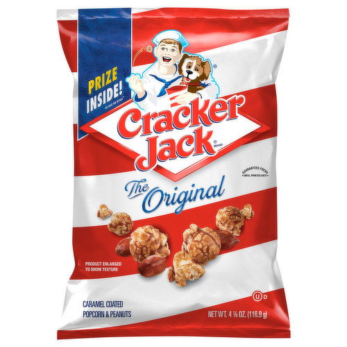 Cracker Jack Cracker Jack Caramel Coated Popcorn & Peanuts The Original 4 1/8 Oz