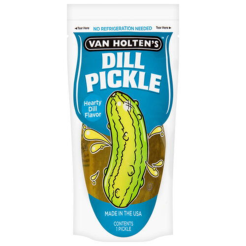 Van Holten's Pickle-in-a-Pouch, Dill Flavored