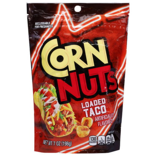 Corn Nuts Corn Kernels, Crunchy, Loaded Taco