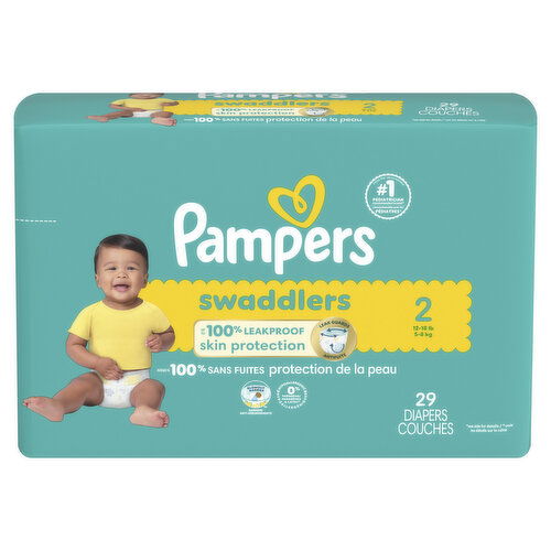 Pampers Swaddlers Swaddlers Diaper Size 2 29 Count