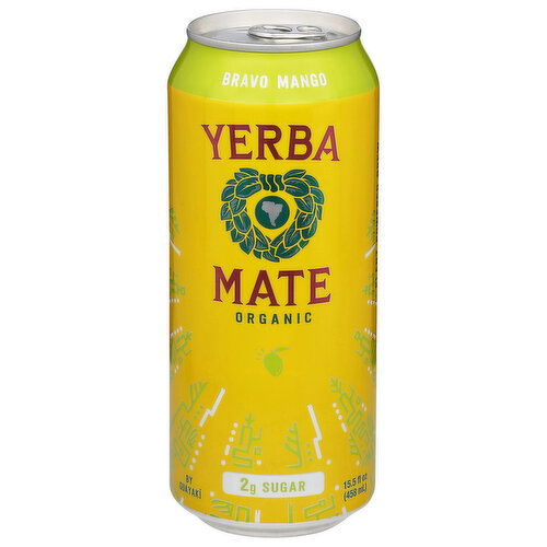 Yerba Mate Organic Bravo Mango Plant Powered Brew