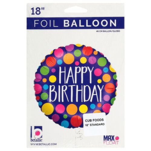 Anagram Standard Foil Birthday 18 Inch Balloon