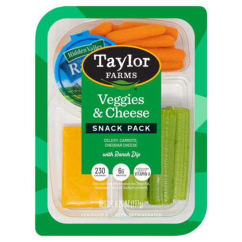 Taylor Farms Veggies & Cheese Snack Pack