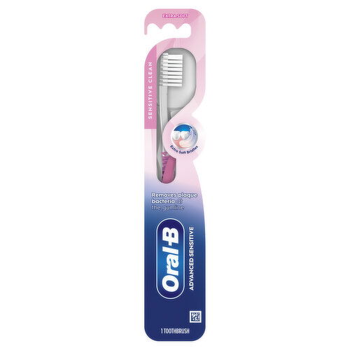 Oral-B Sensi-Soft Advanced Sensitive Toothbrush, Extra Soft, 1 Count