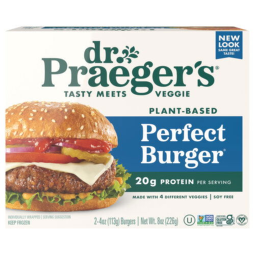 Dr. Praeger's Plant-Based Perfect Burger