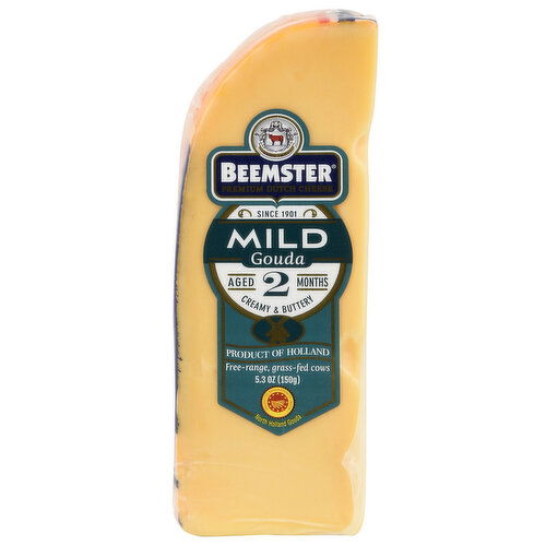 Beemster Cheese, Dutch, Premium, Aged 2 Months, Mild Gouda