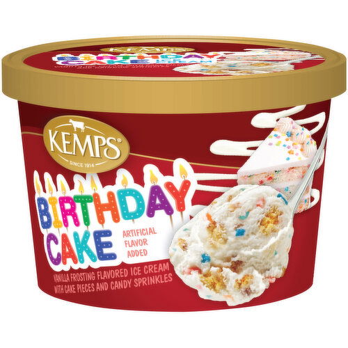 Kemps Singles Birthday Cake Ice Cream