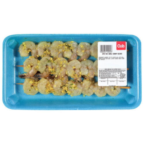 Cub Spicy Roast Garlic Shrimp Skewer