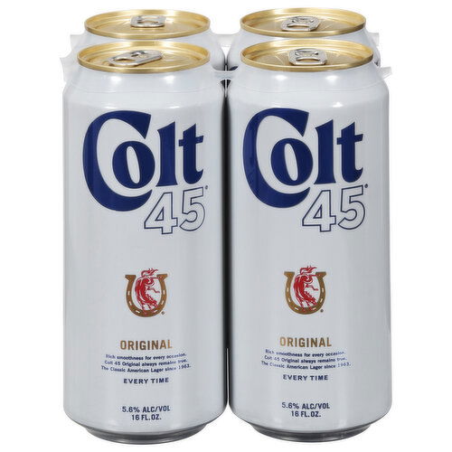 Colt 45 Beer, Original, 4 Pack