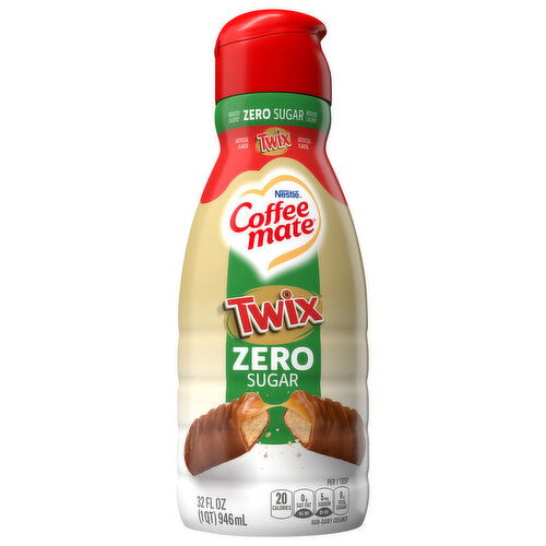 Coffee-Mate Creamer, Non-Dairy, Zero Sugar, Twix
