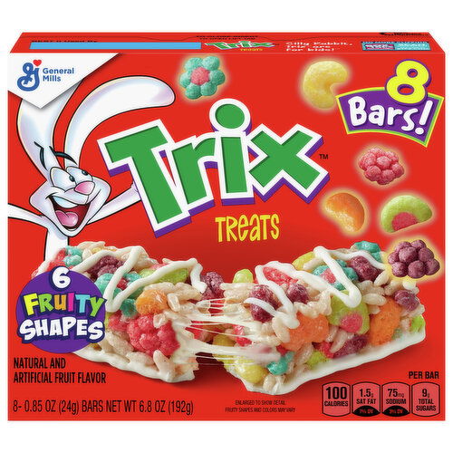 Trix Bars, Treats, Fruity Shapes