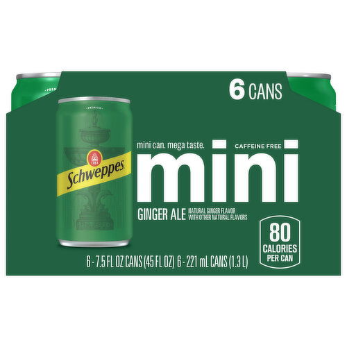 Schweppes Caffeine Free Ginger Mini Ale