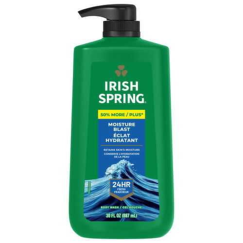 Irish Spring Body Wash, Moisture Blast