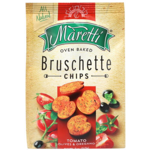 Maretti Bruschette Tomato Olives & Oregano Chips
