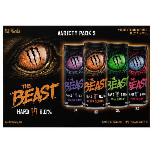 Beast Beer, Variety Pack 2, Assorted