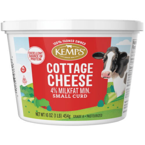 Kemps 4% Small Curd Cottage Cheese