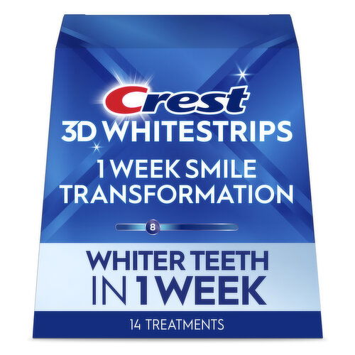 Crest Whitestrip 3d White 3D Whitestrips Glamorous White At-home Teeth Whitening Kit