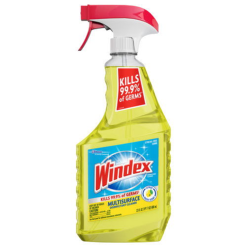 Windex Disinfectant Cleaner, Multisurface, Citrus Fresh Scent