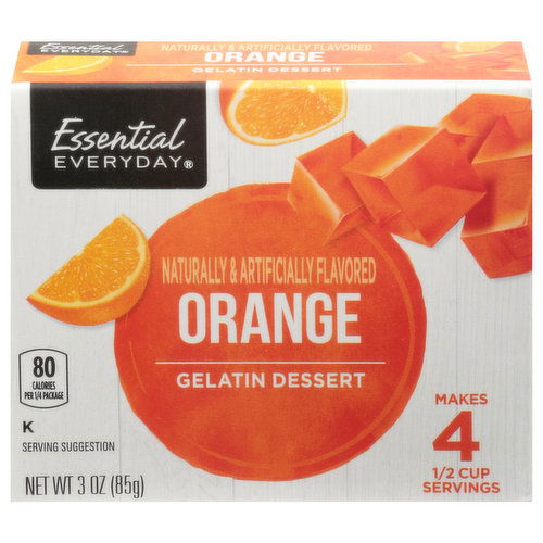 Essential Everyday Gelatin Dessert, Orange