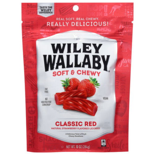 Wiley Wallaby Soft & Chewy Classic Red Licorice